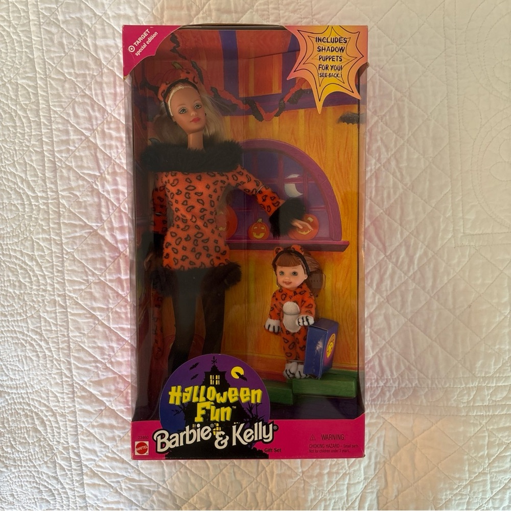 Halloween Fun Barbie & Kelly New in Box.